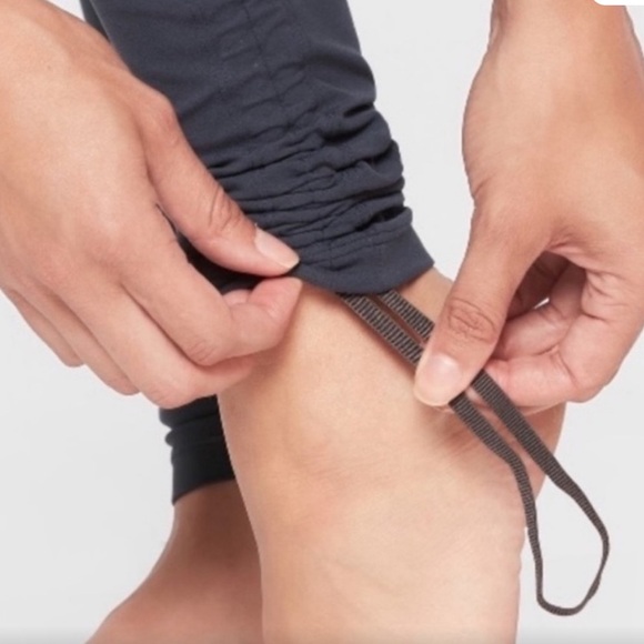 Athleta Barre Cinch Pants Gray Leggings - Picture 7 of 7